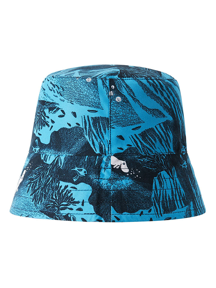 Reima Wende-Sonnenhut "Moomin" in Blau - 16% | Größe 48 cm | Baby-caps-huete
