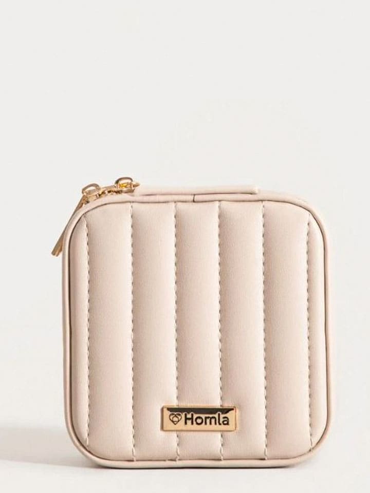 Homla Schmuckkästchen "Rinas" in Creme - (B)10,5 x (H)5 x (T)10,5 cm - 11% | Schmuckkaesten