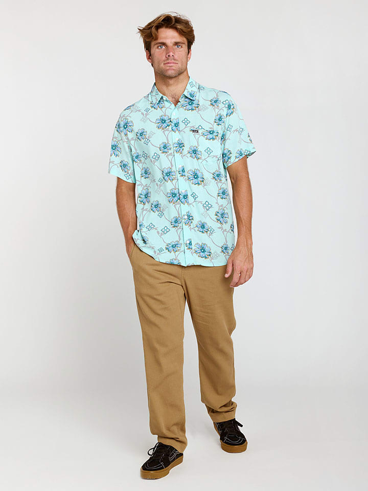 Rip Curl Hemd "Surf Revival" - Regular fit - in Hellblau - 61% | Größe S | Herren-plussize