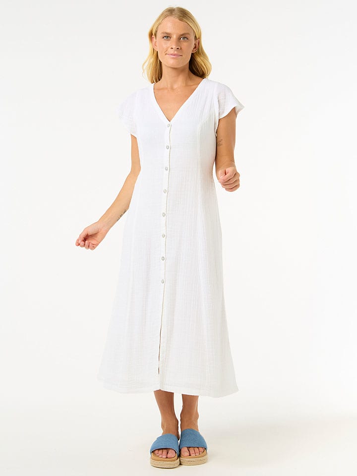 Rip Curl Kleid "Premium Surf" in Weiß - 54% | Größe S | Damen-kleider