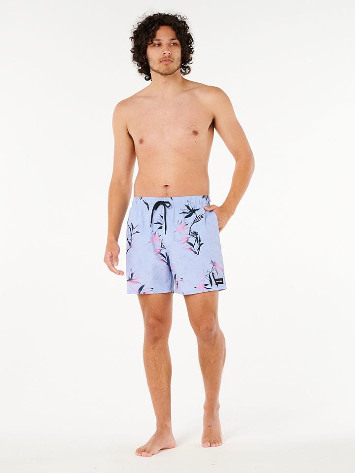 Rip Curl Badeshorts "Fun Times Volley" in Lila - 50% | Größe L | Herren-bademode-sport