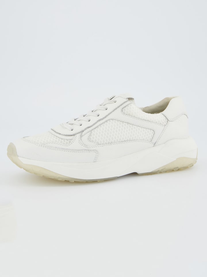 Paul Green Leder-Sneakers in Weiß - 54% | Größe 40,5 | Damen-sneakers