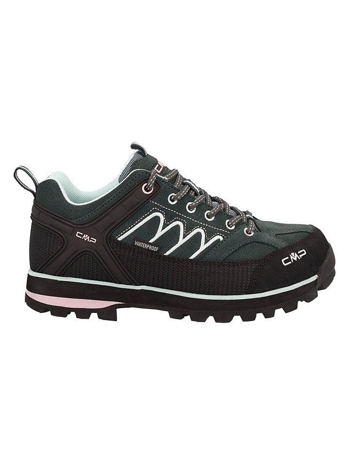 cmp Leder-Wanderschuhe "Moon" in Grün/ Schwarz - 43% | Größe 39 | Damen-outdoor-sport-schuhe
