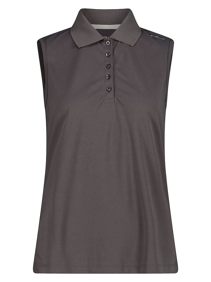 cmp Funktionspoloshirt in Anthrazit - 38% | Größe 38 | Damen-tops