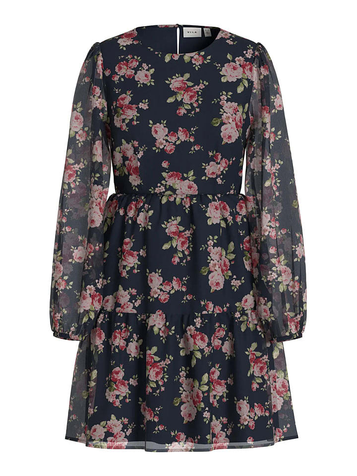 Vila Kleid "Viemma" in Dunkelblau - 52% | Größe 36 | Damen-kleider