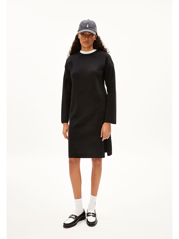 armedangels Strickkleid "Rosanniaas" in Schwarz - 57% | Größe S | Damen-kleider