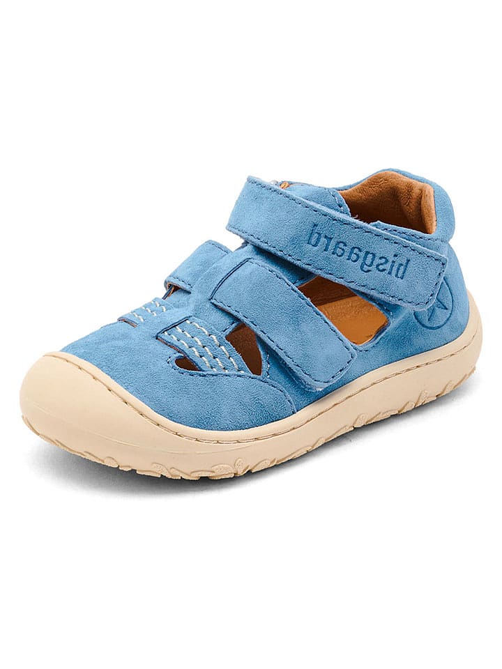 bisgaard Leder-Halbsandalen "Hana" in Hellblau - 47% | Größe 22 | Babysandalen