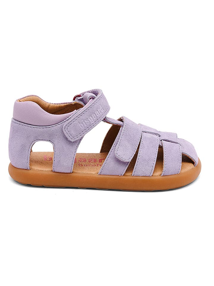 bisgaard Leder-Halbsandalen "Ryle" in Lila - 47% | Größe 27 | Babysandalen