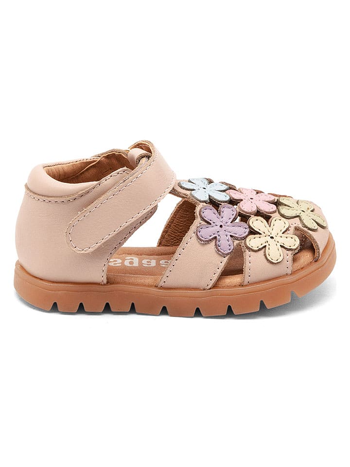 bisgaard Leder-Halbsandalen "Lia" in Beige - 49% | Größe 29 | Babysandalen