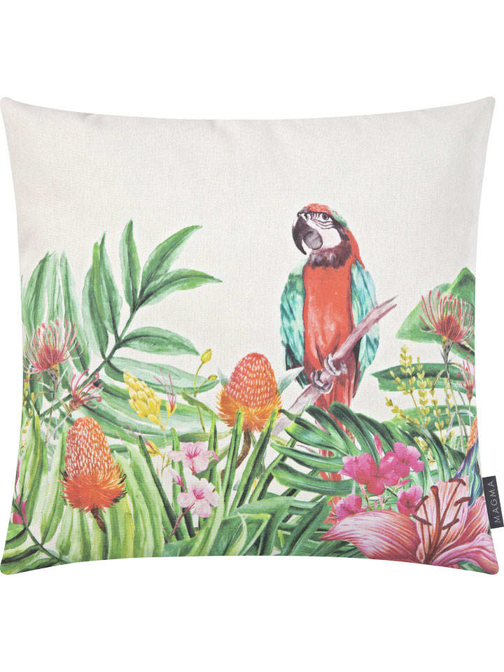 Magma Heimtex Poszewka outdoorowa w kolorze kremowym ze wzorem na poduszkę - 40 x 40 cm rozmiar: 50x50 cm