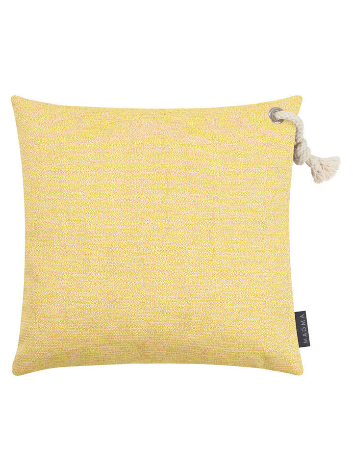 Magma Heimtex Outdoor-Kissenhülle ''Catania'' in Gelb - 34% | Größe 50x50 cm | Dekokissen