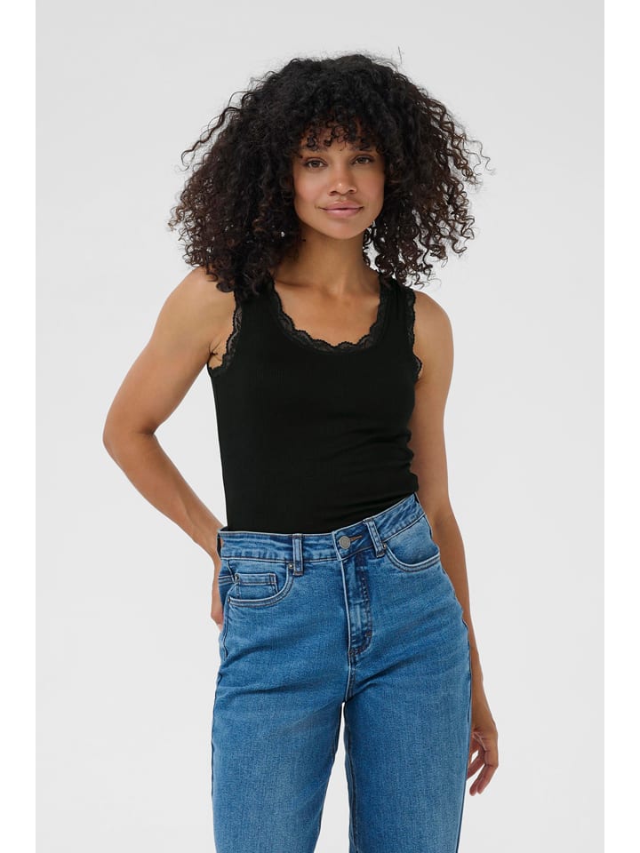 Kaffe Top in Schwarz - 39% | Größe XL | Damen-tops