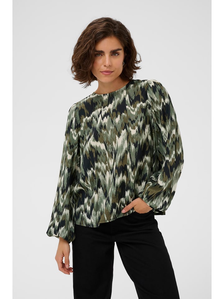 Kaffe Bluse in Khaki - 49% | Größe 36 | Damen-blusen