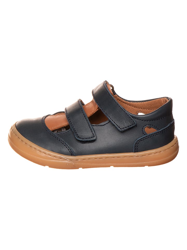 kmins Leder-Barfuß-Halbsandalen in Dunkelblau - 62% | Größe 35 | Babysandalen