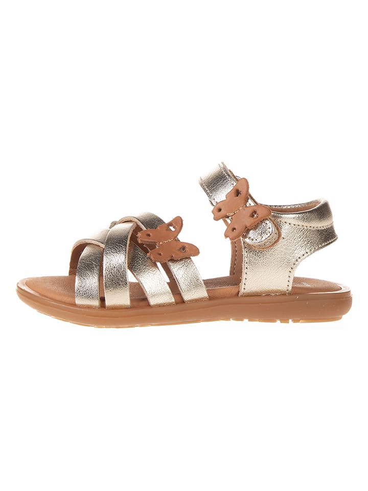 kmins Leder-Sandalen in Silber - 42% | Größe 30 | Kindersandalen
