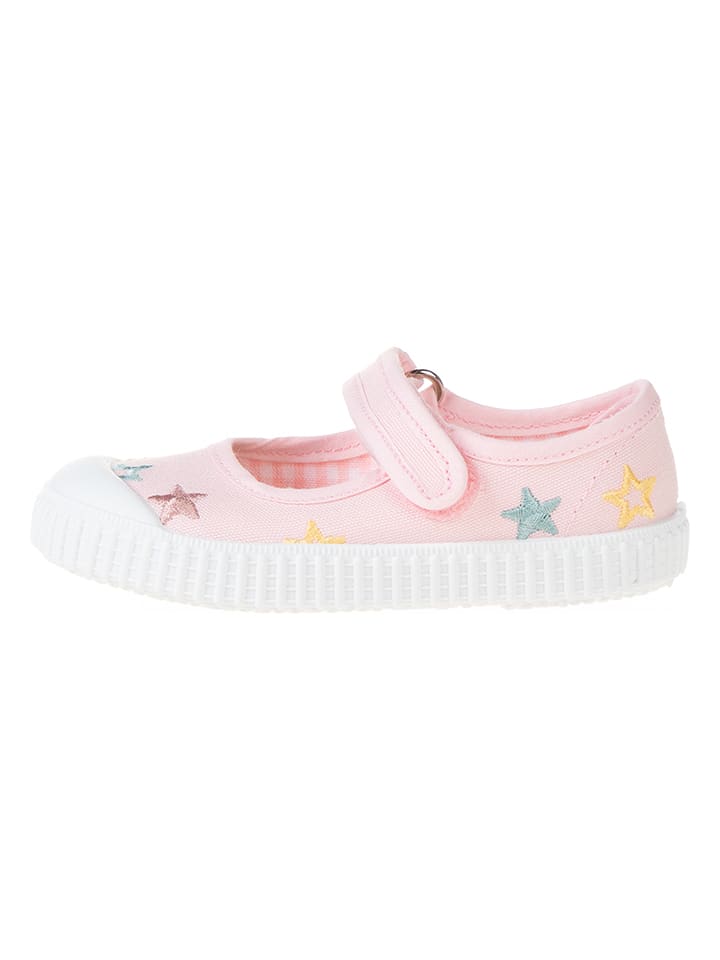 kmins Spangenballerinas in Rosa - 38% | Größe 33 | Baby-schnuerschuh