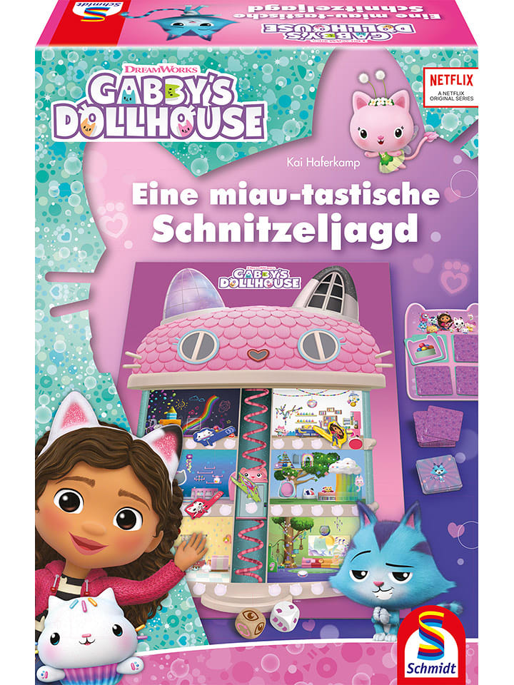 Schmidt Spiele Kinderspiel "Gabby's Dollhouse, Eine miau-tastische Schnitzeljagd" - ab 4 Jahren - 46% | Gesellschaftsspiele