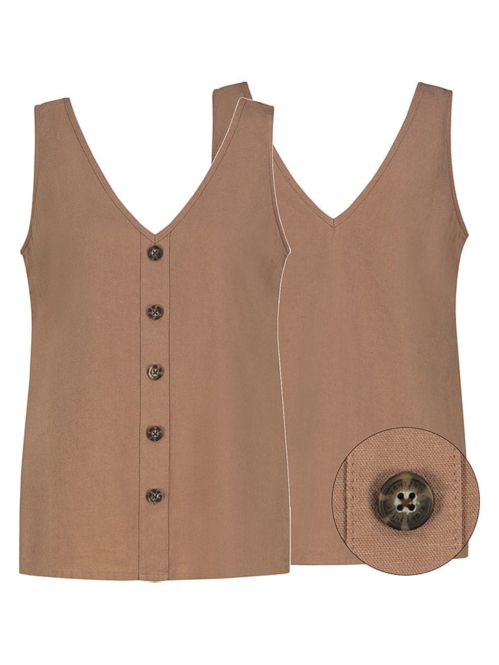 Eight2Nine Top in Hellbraun - 57% | Größe XXL | Damen-tops