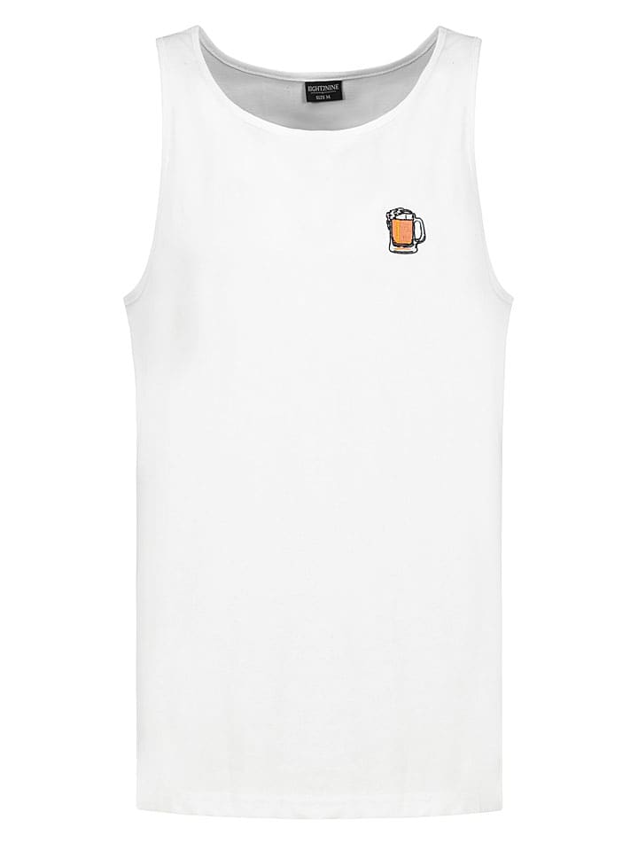 Eight2Nine Top in Weiß - 38% | Größe M | Herrenshirts