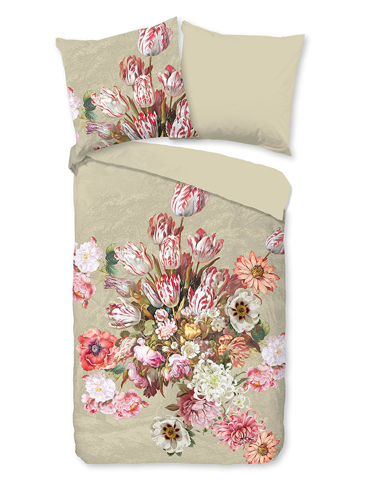 Good Morning Bettwäsche-Set "Miran" in Beige - 63% | Größe 200x220 cm | Bettwaesche-bettwaren