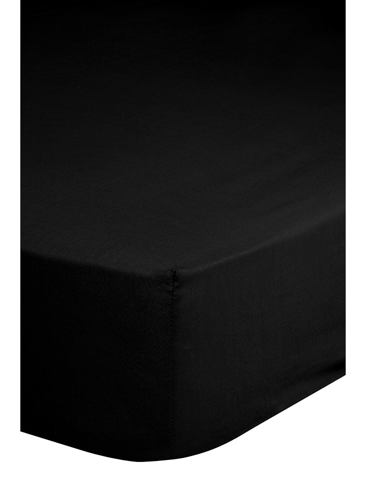 Good Morning Spannbettlaken "Good Morning" in Schwarz - 51% | Größe 90x220 cm | Bettwaesche-bettwaren