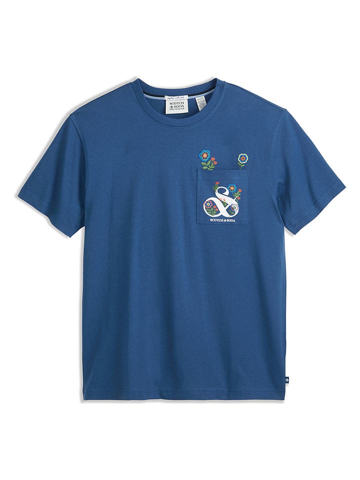 Scotch & Soda Shirt in Blau - 71% | Größe XL | Herren-plussize