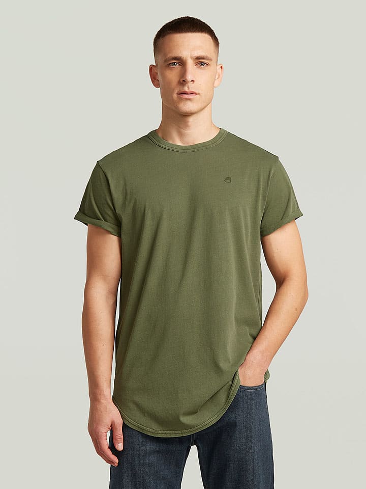 G-Star Shirt in Oliv - 45% | Größe XXL | Herren-plussize
