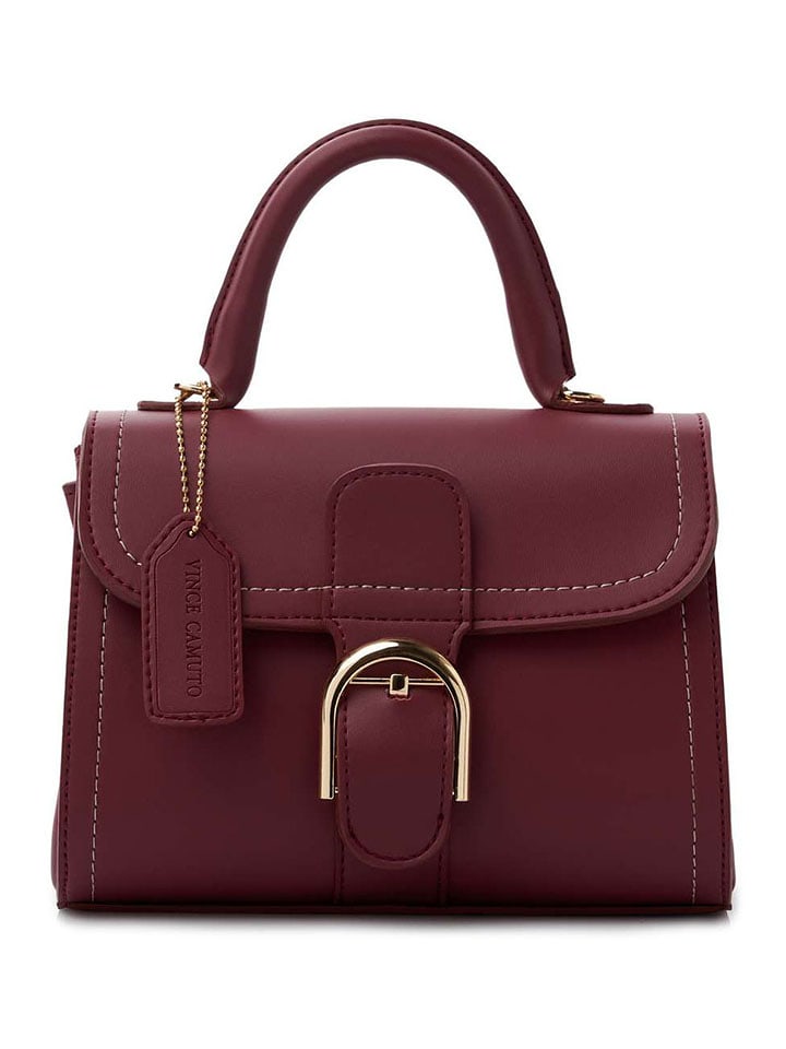 Vince Camuto Henkeltasche in Bordeaux - (B)22 x (H)16 x (T)12 cm - 71% | Damen-taschen