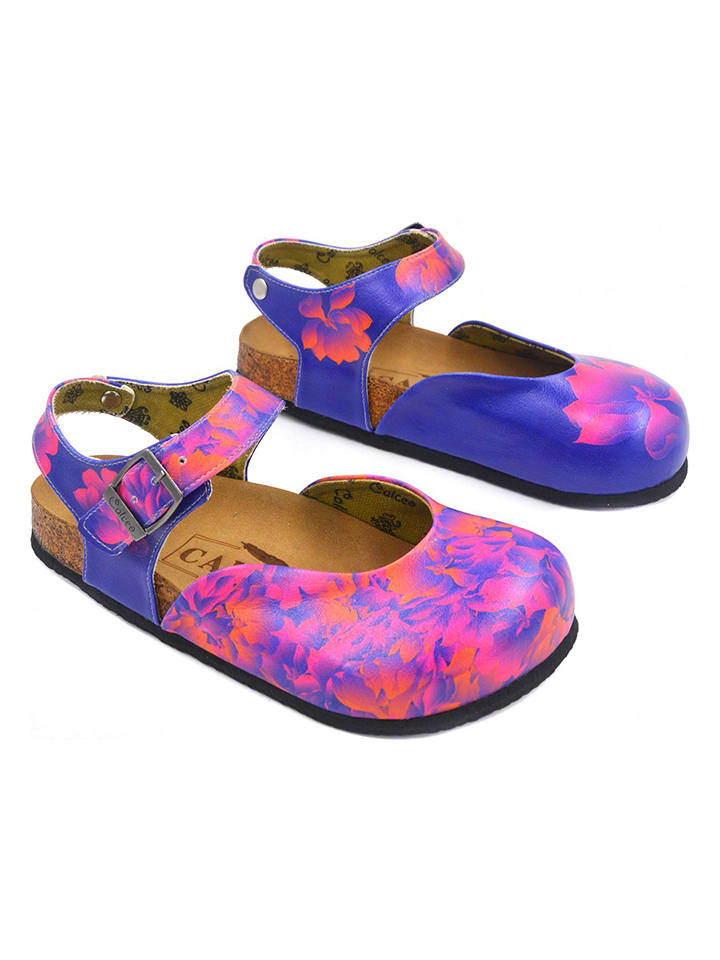 Calceo Halbsandalen in Lila/ Pink - 68% | Größe 38 | Damen-sandalen