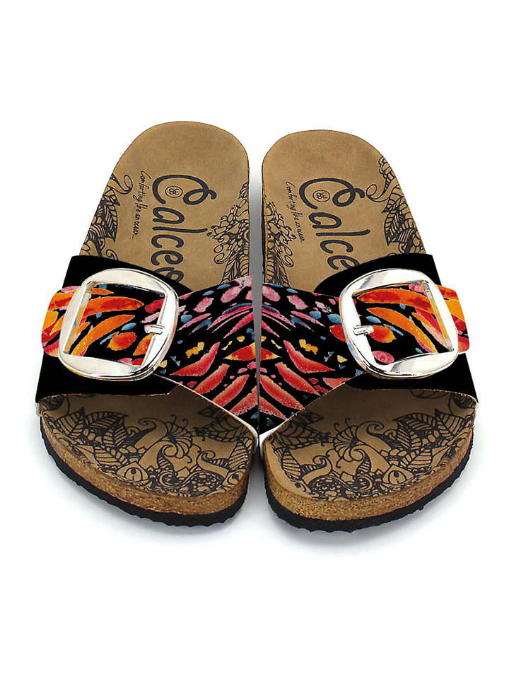 Calceo Pantoletten in Schwarz - 71% | Größe 38 | Damen-pantoletten