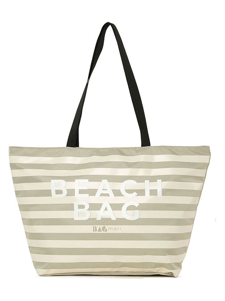 Lucky Bees Strandtasche in Beige - (B)53 x (H)34 x (T)18 cm - 68% | Damen-taschen