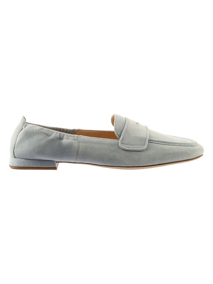 Högl Leder-Mokassins "Liu" in Grün - 46% | Größe 38 | Damen-schuhe-halbschuhe