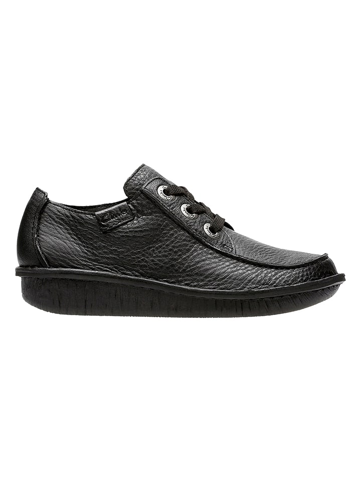 Clarks Leder-Schnürschuhe "Funny Dream" in Schwarz - 59% | Größe 38 | Damen-schnuerschuhe