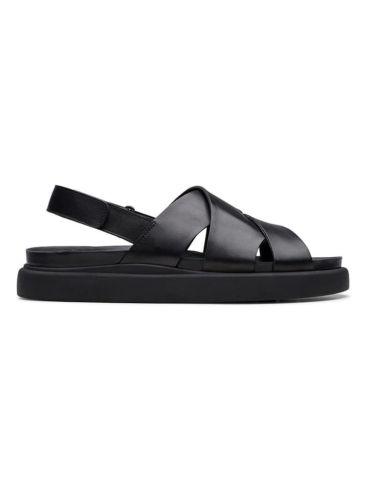Clarks Leder-Sandalen "Aristella Sun" in Schwarz - 52% | Größe 38 | Damen-sandalen