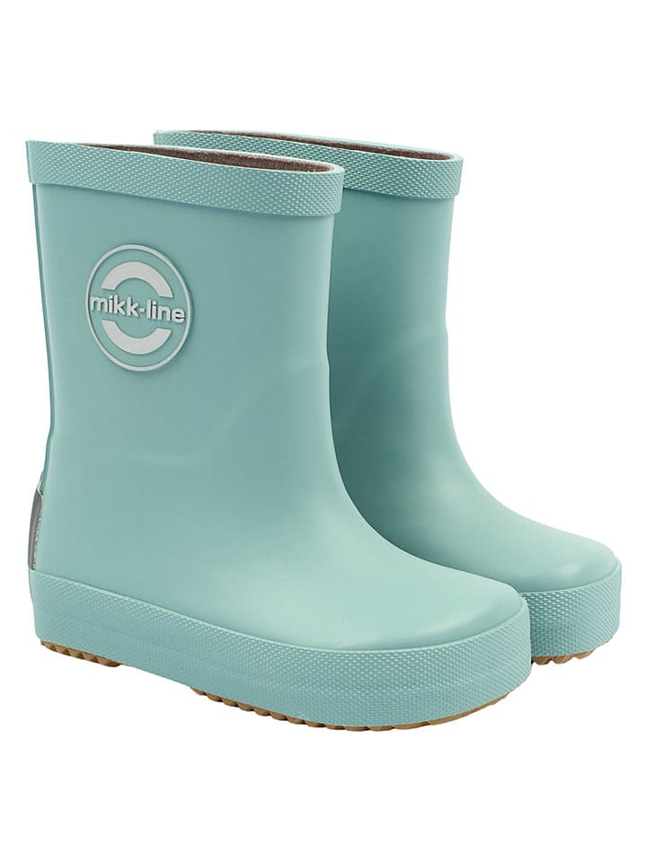 mikk-line Barfuß-Gummistiefel "Wellies" in Türkis - 25% | Größe 27 | Babygummistiefel