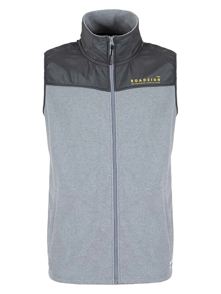 Roadsign Weste in Grau - 63% | Größe XL | Herrenjacken