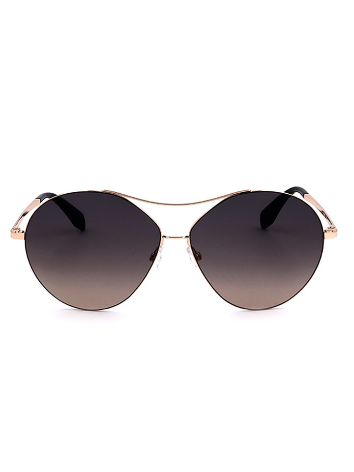 adidas Damen-Sonnenbrille in Gold/ Braun - 75% | Größe 59 | Damen-brillen