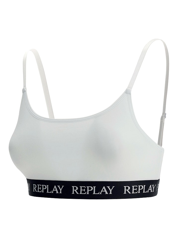 Replay Underwear Bustier in Weiß - 40% | Größe S | Damen-bhs