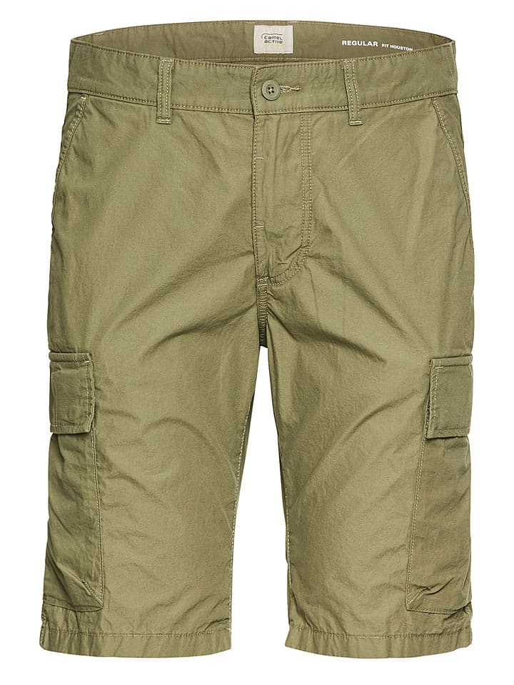 Camel Active Cargoshorts in Khaki - 53% | Größe W33 | Herren-plussize