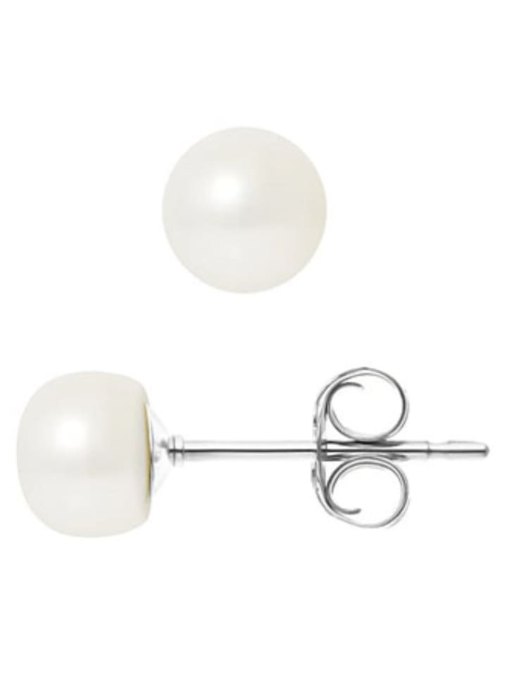 Pearline Perlen-Ohrstecker in Weiß - 76% | Schmuck