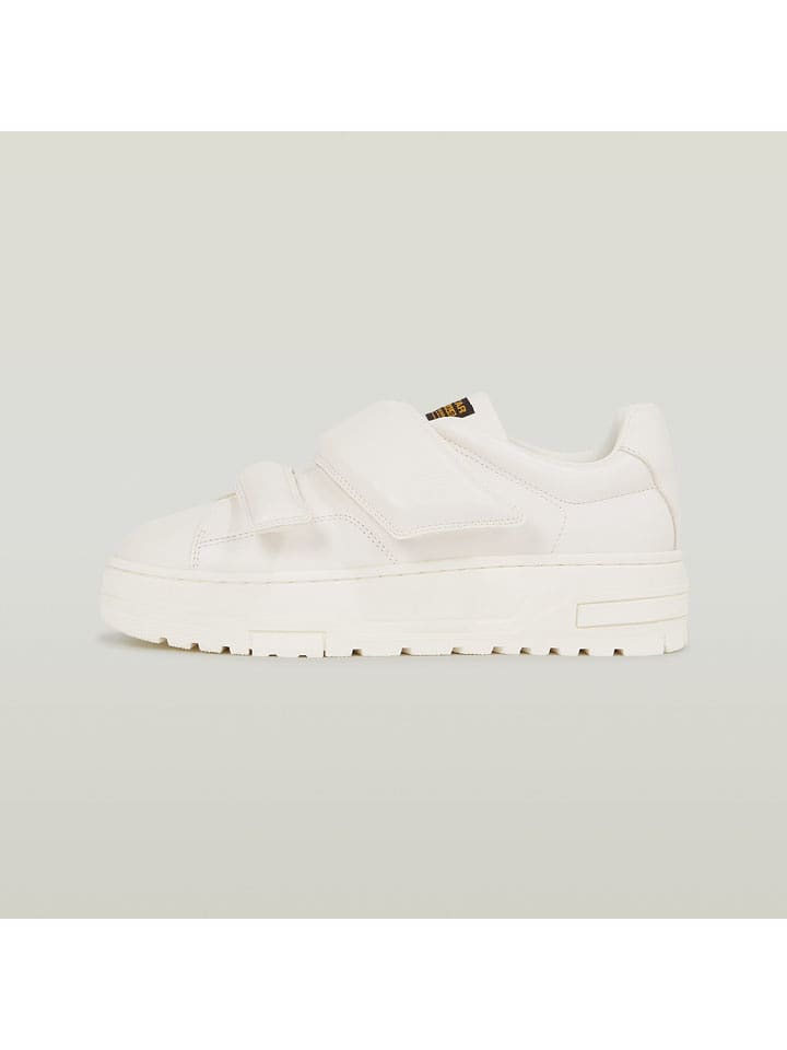 G-Star Leder-Sneakers in Weiß - 55% | Größe 38 | Damen-sneakers