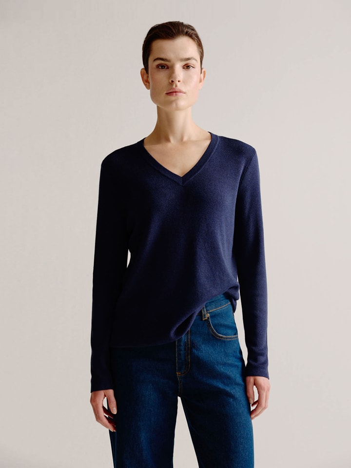 Josephine & Co Pullover "Astrid" in Dunkelblau - 61% | Größe M | Damen-pullover-cardigans