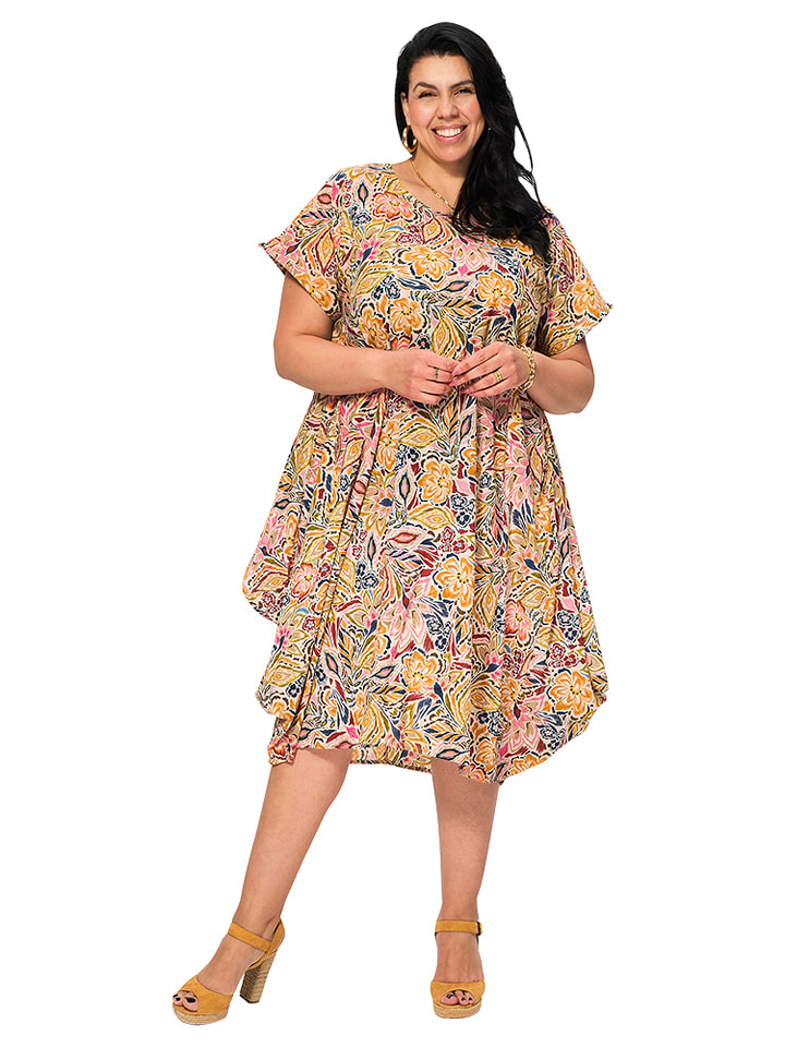 Aller Simplement Kleid in Bunt - 74% | Größe 42/44 | Damen-kleider