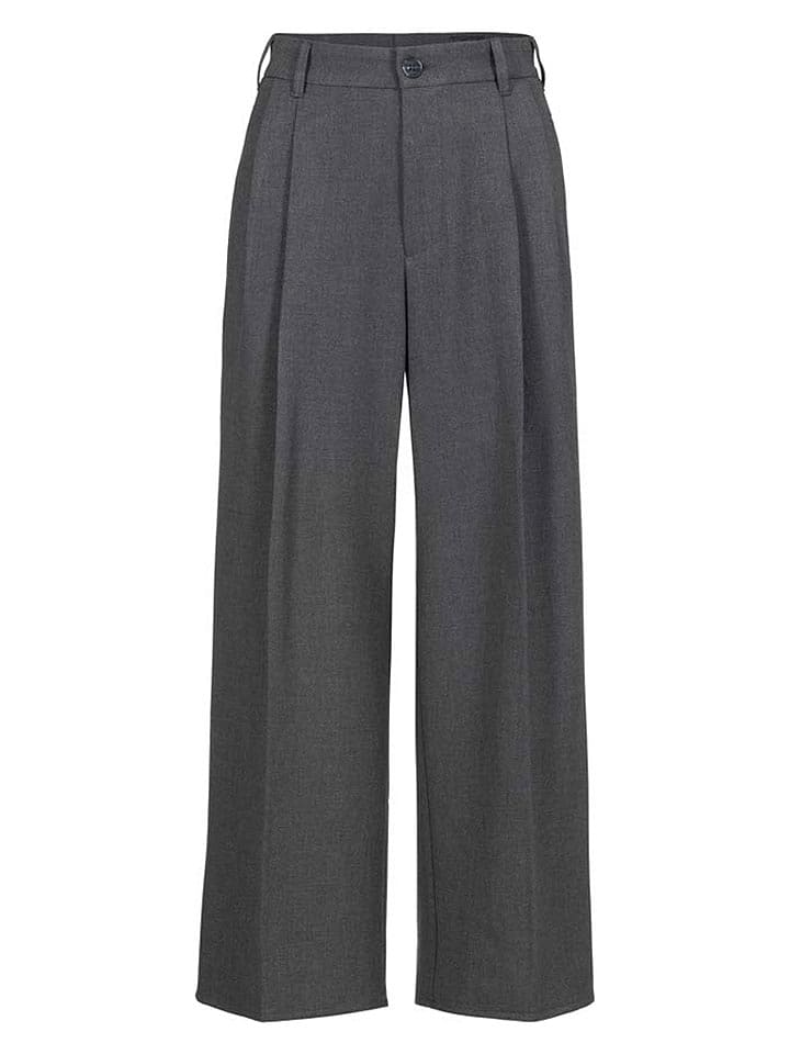 Herrlicher Marlenehose "Narzissa" in Dunkelgrau - 58% | Größe W32 | Damenhosen