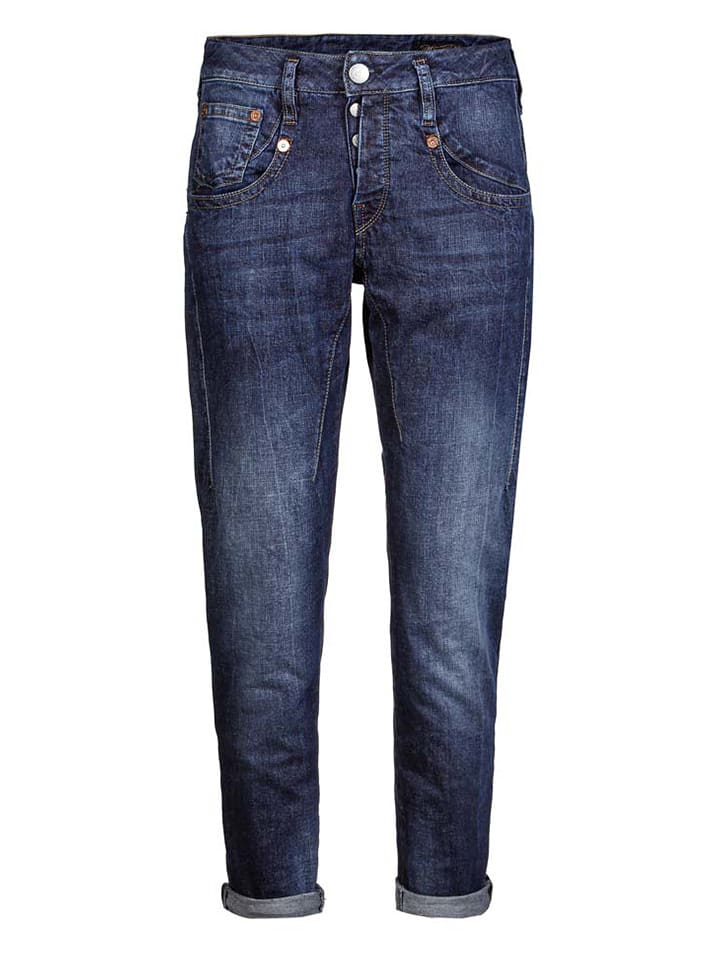 Herrlicher Jeans - Tapered fit - in Dunkelblau - 80% | Größe W24 | Damenjeans