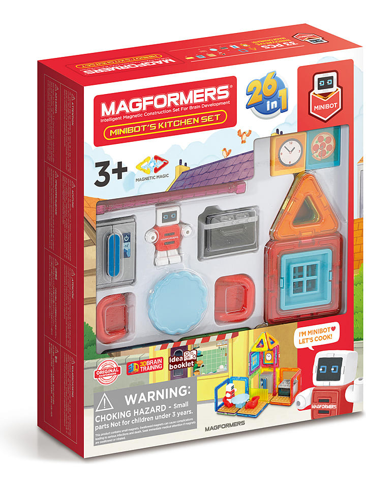 MAGFORMERS 33tlg. Magnetspielset "Minibot's Kitchen" - ab 3 Jahren - 36% | Experimentieren-spielzeug