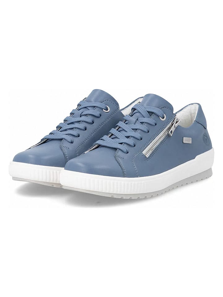 remonte Leder-Sneakers in Blau - 42% | Größe 38 | Damen-sneakers