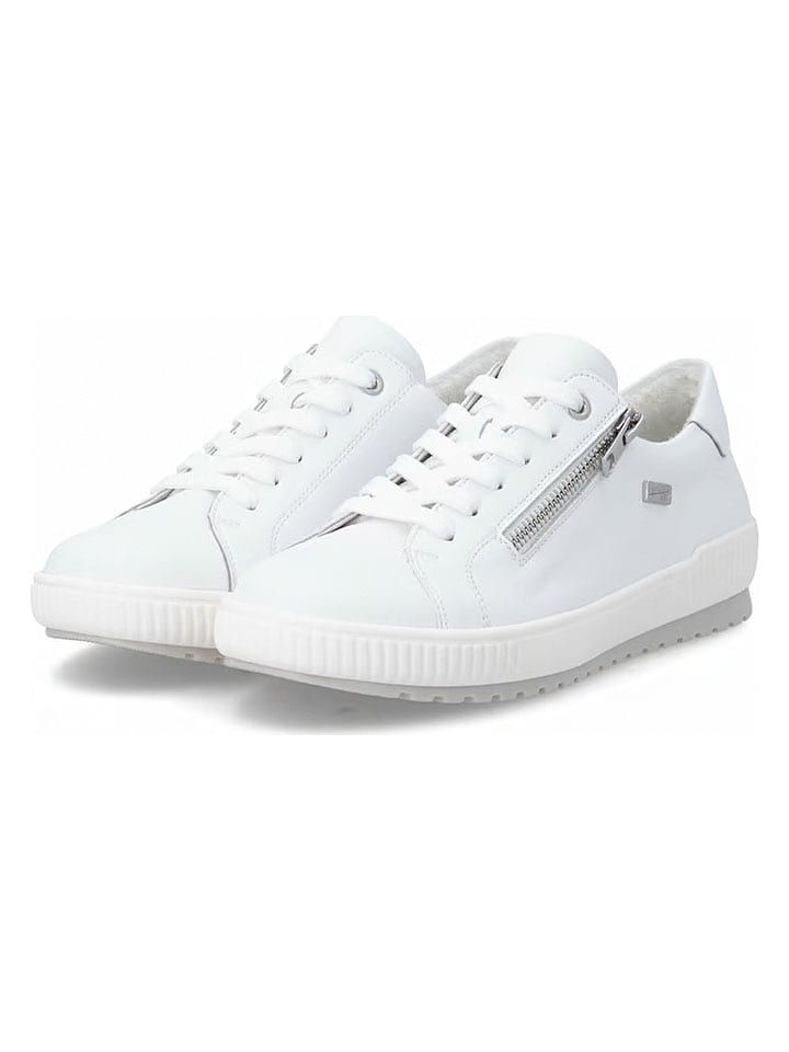 remonte Leder-Sneakers in Weiß - 37% | Größe 42 | Damen-sneakers