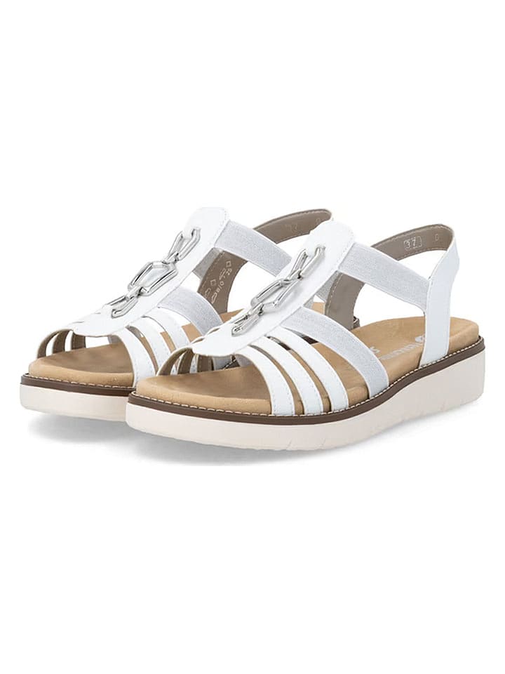 remonte Sandalen in Weiß - 37% | Größe 38 | Damen-sandalen