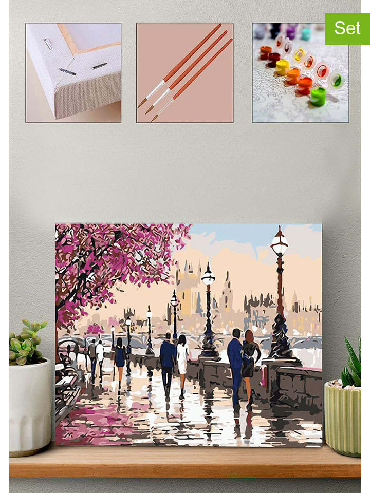 RE-FORM Malen-nach-Zahlen-Set - 70% | Größe 60x75 cm | Schulzubehoer